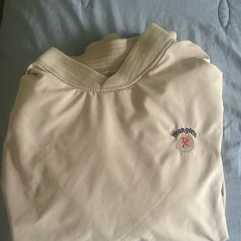 Wrangler Cream Windbreaker Jacket